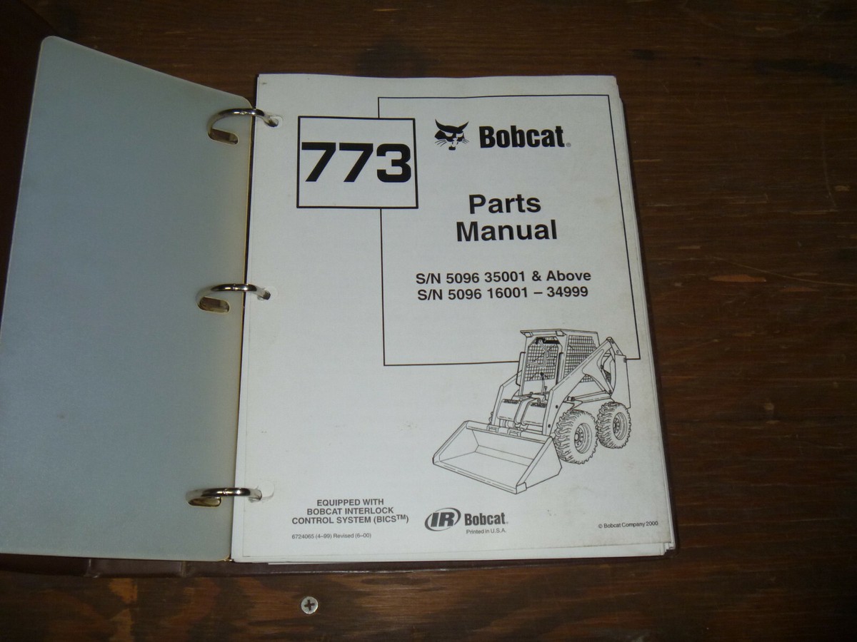 Bobcat 773 Parts Exploded Drawing Loader Bobcat 773. Service Manual