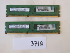 Samsung 2x2Gb=4Gb PC3-10600 1333Mhz DDR3 Desktop Memory RAM (3712)
