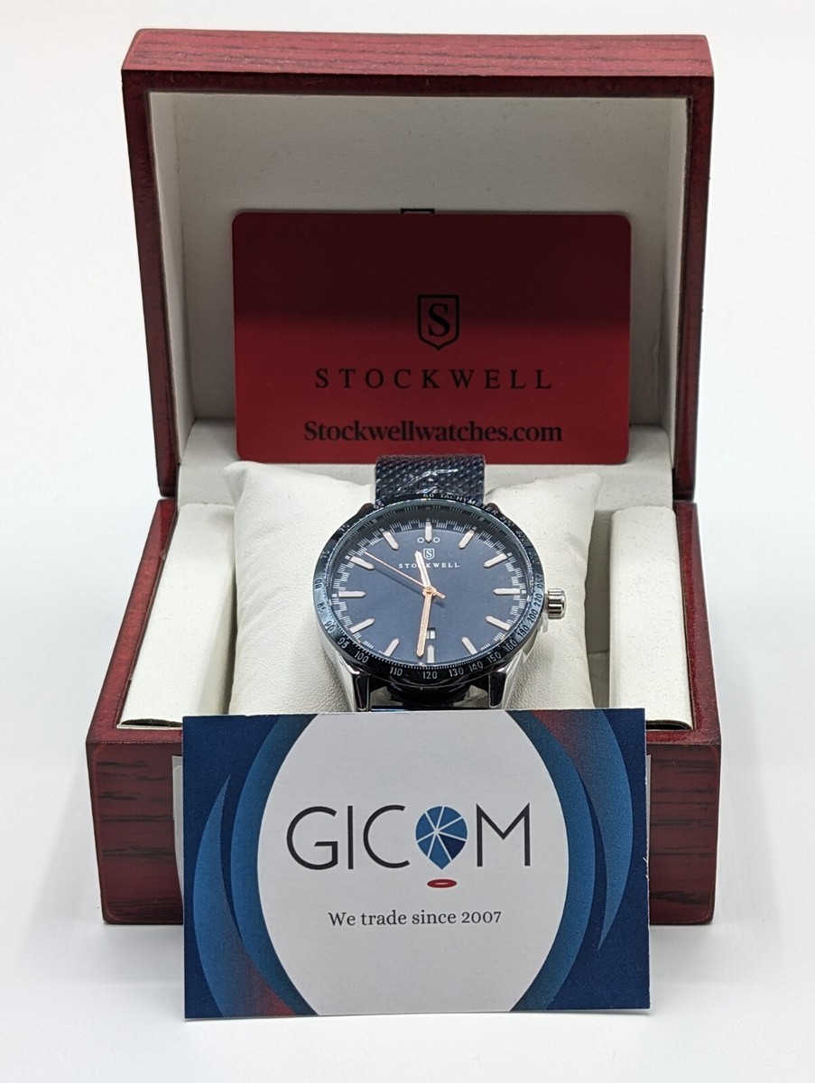 Stockwell Men Stainless Strap Limited Edition Motor Sport Watch