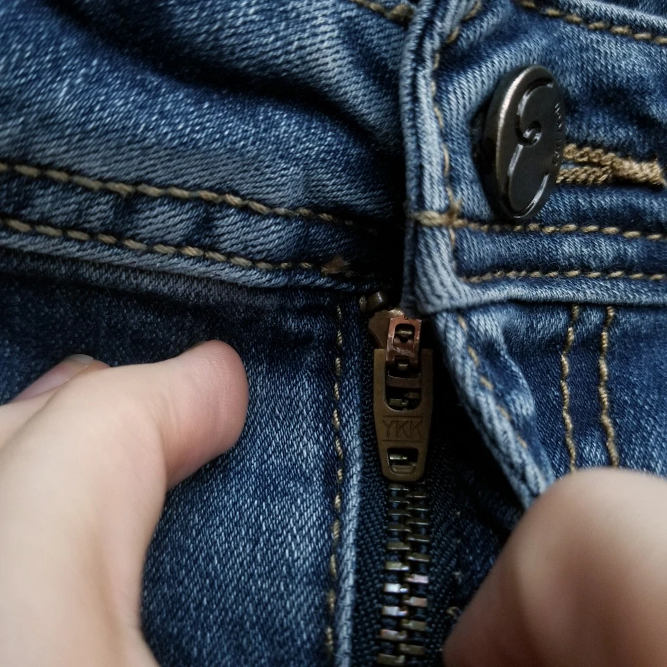 Shorts jeans Earl Jean feminino 6 azul chino 30" 5" 8,5" - Imagem 4 de 4