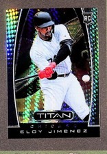 2019 Panini Titan Baseball #2 Eloy Jimenez Rookie RC Hyper Prizm Parallel #/299