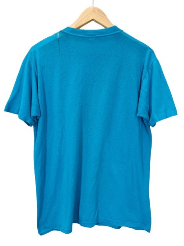 Vintage 80's Peak Physique Weightlifting Bodybuilding Neon Distressed T-Shirt L - Picture 3 of 7