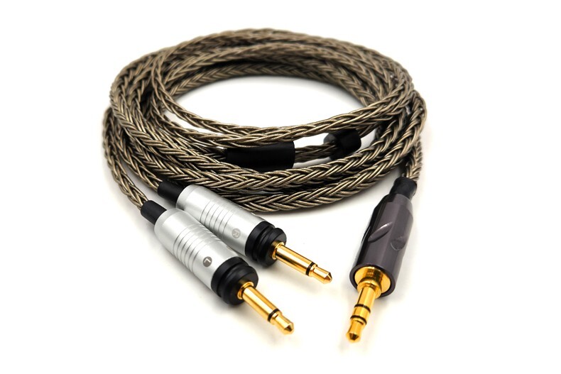 6N 16-core braided 3.5mm Audio Cable For Fiio FT3 FT5 FT7 FT1