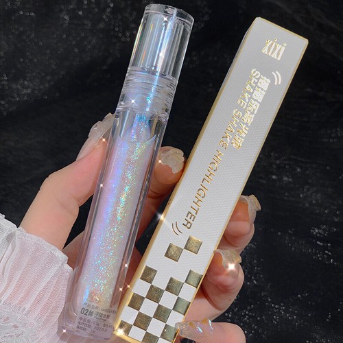 Glitter Highlighter Liquid Eye Shadow Waterproof Shimmer Shake HighGloss Bright - Picture 8 of 14
