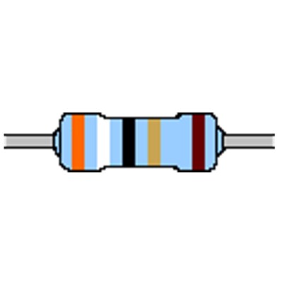 100x Widerstand 39 Ohm 1% Toleranz 0,25W Bauform 0207 lose Ware im Beutel