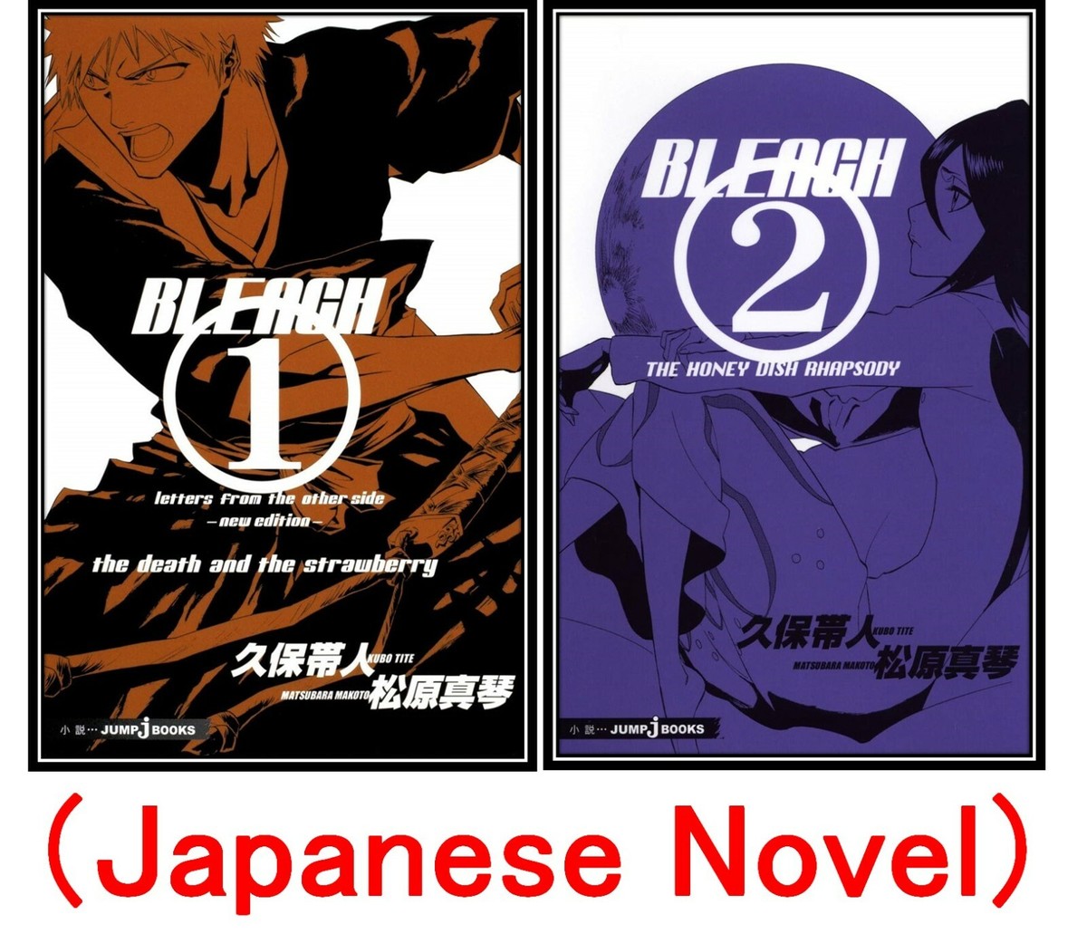 Bleach letters from the other side Vol.1-2 Japanese Novel Sold