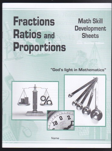 Fractions, Ratios & Proportions Worksheets: Christian Light Education Gr. 2-7 LN - 第 1/3 張圖片