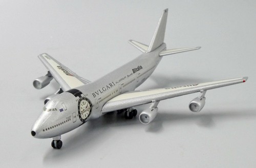 Alitalia B747-243B Reg: I-DEMS Herpa Scale 1:500 Diecast Model 502689 TIN BOX!! - Picture 6 of 7