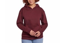 Kirkland Signature Women's Heavyweight Hoodie Sweatshirt Medium Red New.