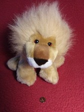 12" Commonwealth TAN LION BEAN BAG plush stuffed 2002