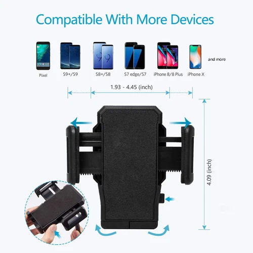Car Mount Adjustable Gooseneck Cup Holder Stand Cradle Universal Cell Phone US - Picture 2 of 13
