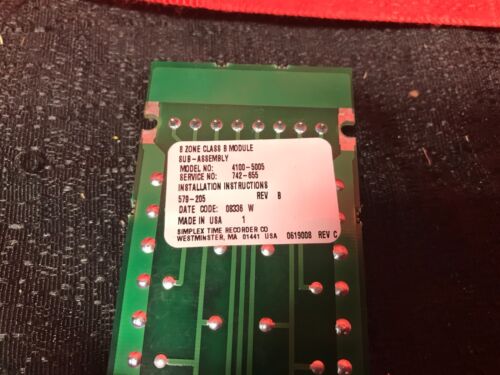 Simplex 623-722 Motherboard 999-089 for Fire / Burglary Alarm Control Unit - Picture 9 of 9
