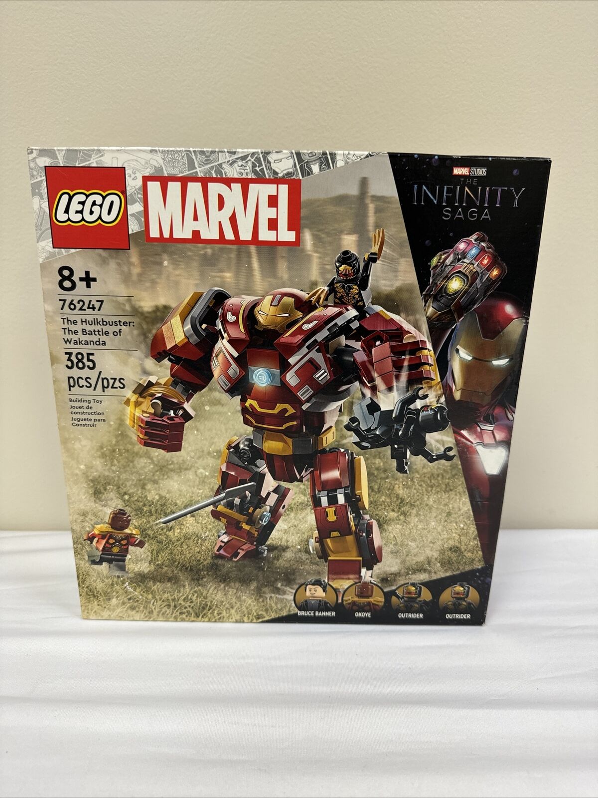 Lego Marvel The Hulkbuster: The Battle of Wakanda Set 76247. 385 Piece