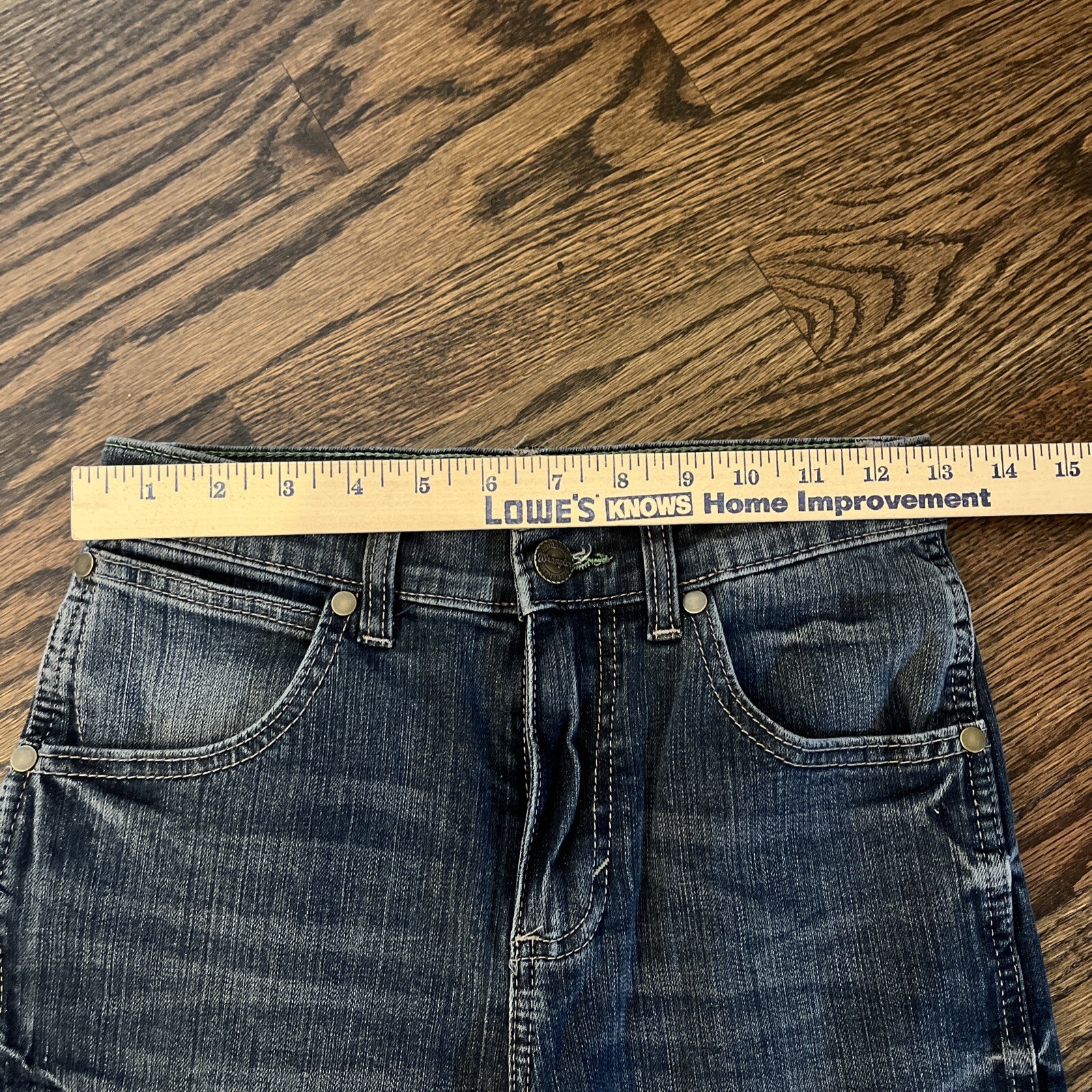 Wrangler Retro Slim Fit Straight Leg Boys Jean Sz 14 Slim Adjustable Waist Denim - View 5