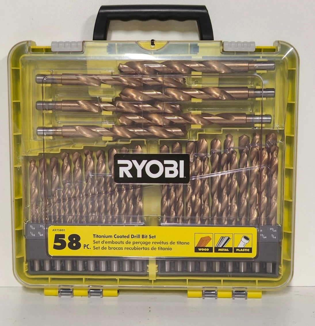 Ryobi drill bit set 100 piece hot sale