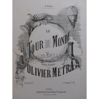 METRA Olivier Le Tour du Monde Klavier 19. Jahrhundert