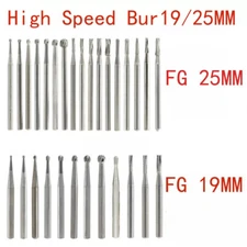 Dental （Surgical ）Burs Carbide Bur Friction Grip FG Round For High Speed 19/25mm