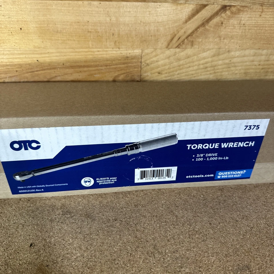 OTC 7375 Torque Wrench 3/8” Inch Drive 100-1000 In-lb. - New - Image 2 of 4