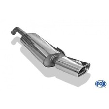 FOX Sportauspuff Edelstahl Endschalldämpfer VW Corrado 2.0l  2.9l 1x135x80mm