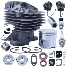 For Stihl MS261 MS261C 44.7mm Cylinder Piston Kit Needle Bearing Carb Gaskets