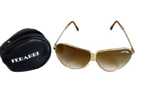 Tasco Aviator Pilot Shooter Sunglasses Yellow Lens Gold Metal