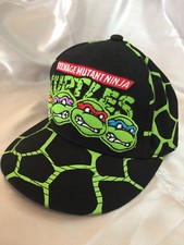 RARE VTG Nickelodeon TMNT Teenage Mutant Ninja Turtles Shell Snapback Cap