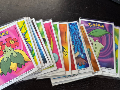 Dunkin Boomer Pokemon Sticker 2001 choose one Aufkleber