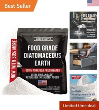 Ultra Fine Food Grade Diatomaceous Earth 2.4oz - Safe for Pets Family Use