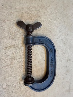 Record No3 Ingenieure Flügelmutter G-Klemme, guter Zustand, hervorragendes Gewinde