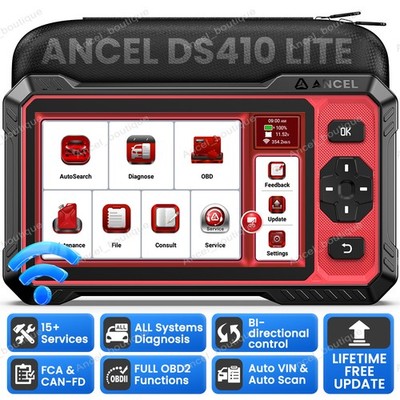 ANCEL DS410 Lite Car All System Active Test OBD2 Scanner Diagnostic Scan Tool