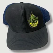 Liquid Roots Gray Blue Mesh Snapback Trucker Hat Baseball Cap C