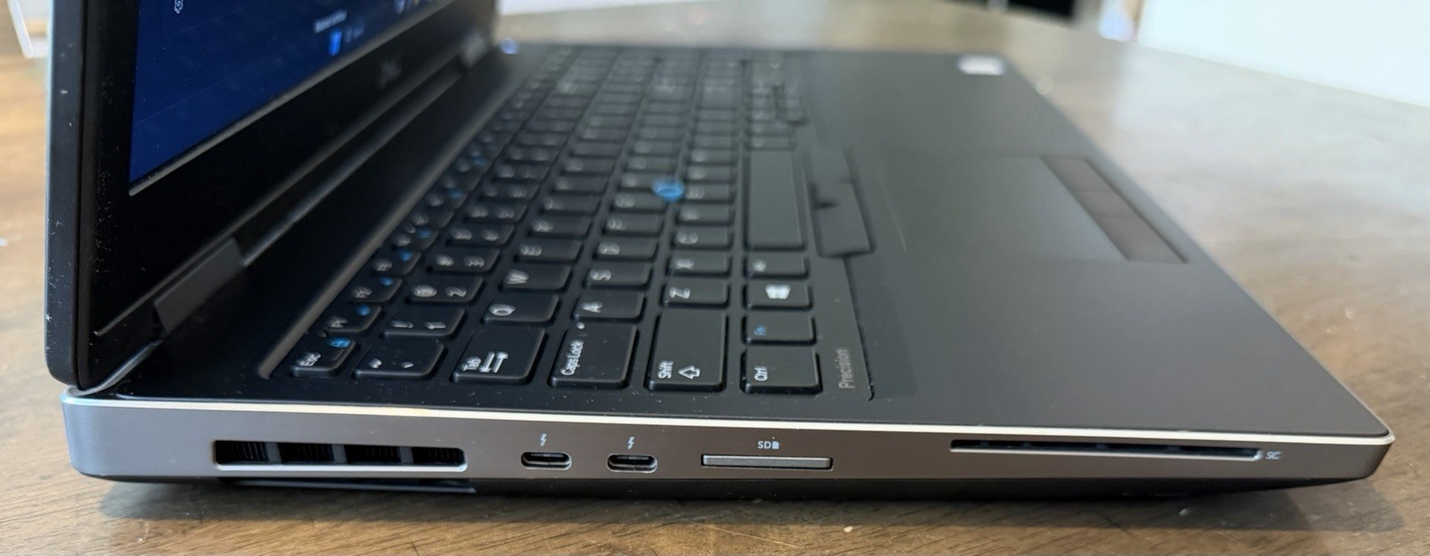 Dell Precision 7450, 15.6-Inch Laptop, with Intel Core i7-8750H, 256 GB SSD (Solid State Drive), Windows 11 Pro