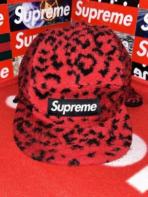 Supreme Fleece Earflap Camp Cap グレーカモ Supreme Leopard Polar Fleece Earflap Camp Cap FW17 NEW | eBay