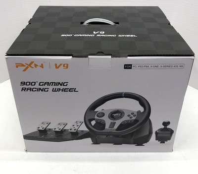 PXN V9 Gaming Racing Steering Wheel, Pedals & Shifter For PC PS5 PS4 Xbox Switch