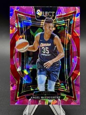 2025 Panini Select WNBA #34 Angel McCoughtry Pink Ice Prizms