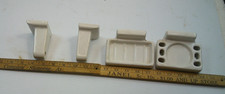 Vintage White Ceramic Porcelain Bathroom Fixture Set