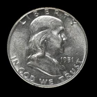 1951 Franklin Silver Half Dollar