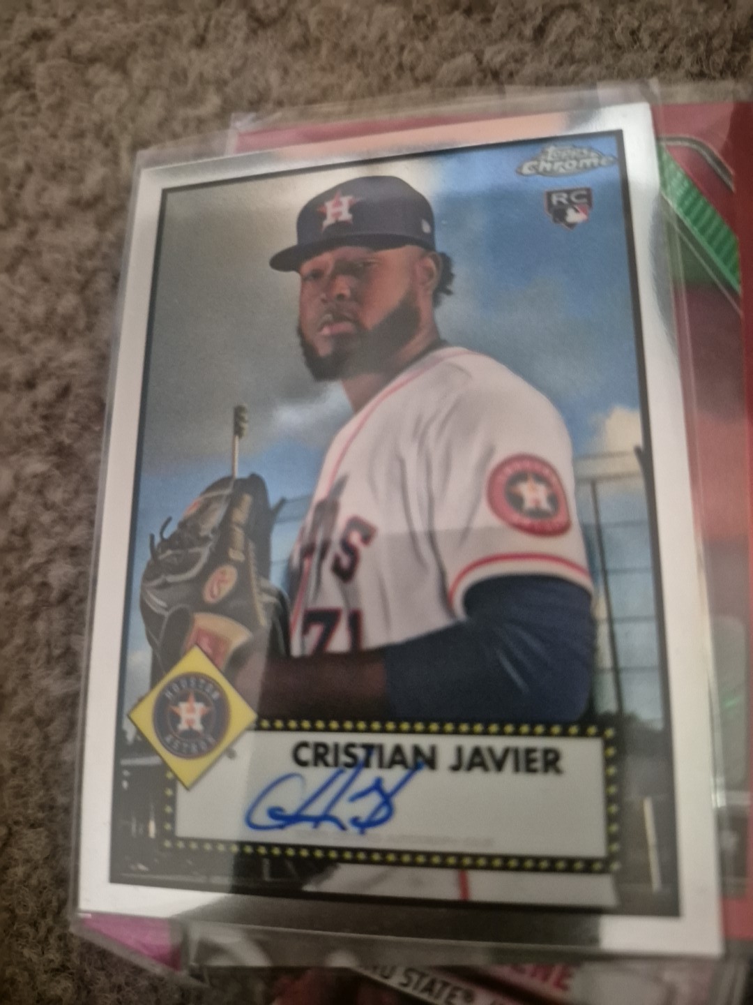 2021 Topps Chrome Platinum Anniversary Cristian Javier Autograph