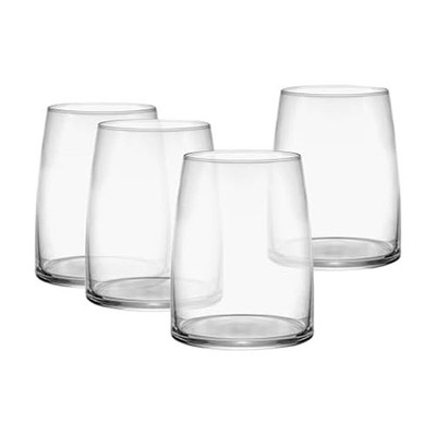 Mikasa Cora Double Old Fashioned Whiskey Glasses 14 oz Set of 4 oz Whiskey