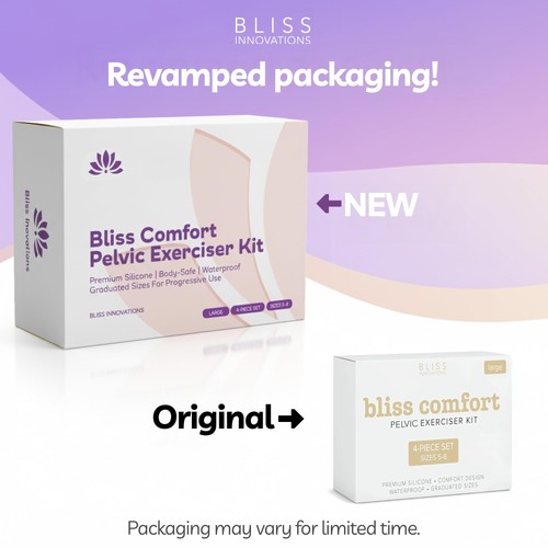 Bliss Innovations Komfort Silikon Beckenboden Trainer Kit - Größen 5-8 - weich & - Bild 2 von 7