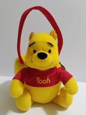 HTF Vintage Disney Winnie The Pooh Plush Easter Basket