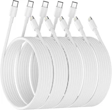 USB C to Lightning Cable [Apple Mfi Certified] - 5 Pack 6FT Type C to Lightning