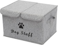 Faltbare Aufbewahrungsbox Hundespielzeug Wasserdicht Schneegrau 40X30X25Cm