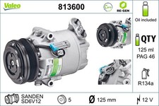 Kompressor Klimaanlage VALEO RE-GEN - AT 813600 +102.34€ Pfand für ASTRA OPEL 3