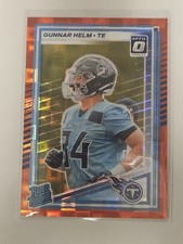 2025 Panini Donruss Gunnar Helm #371 Optic Preview Red Pandora RC Titans