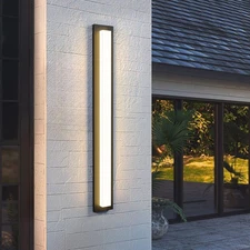 39.4 in Aluminum Long Outdoor Wall Lights, 2900K 2500LM LED Waterproof IP65, ...