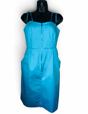 Vintage Y2K Nicole by Nicole Miller Women’s Blue  Sheath dress Size 4
