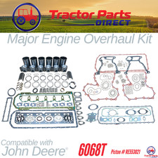 Major Engine Overhaul Kit Comp W John Deere® 6068t  Powertech Piston # Re553821