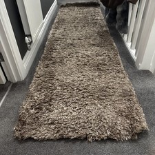 Mink Shaggy Rug Runner 
