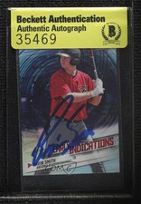 BAS 2018 Bowman's Best Early Indications Pavin Smith Beckett Auth Sticker ur8